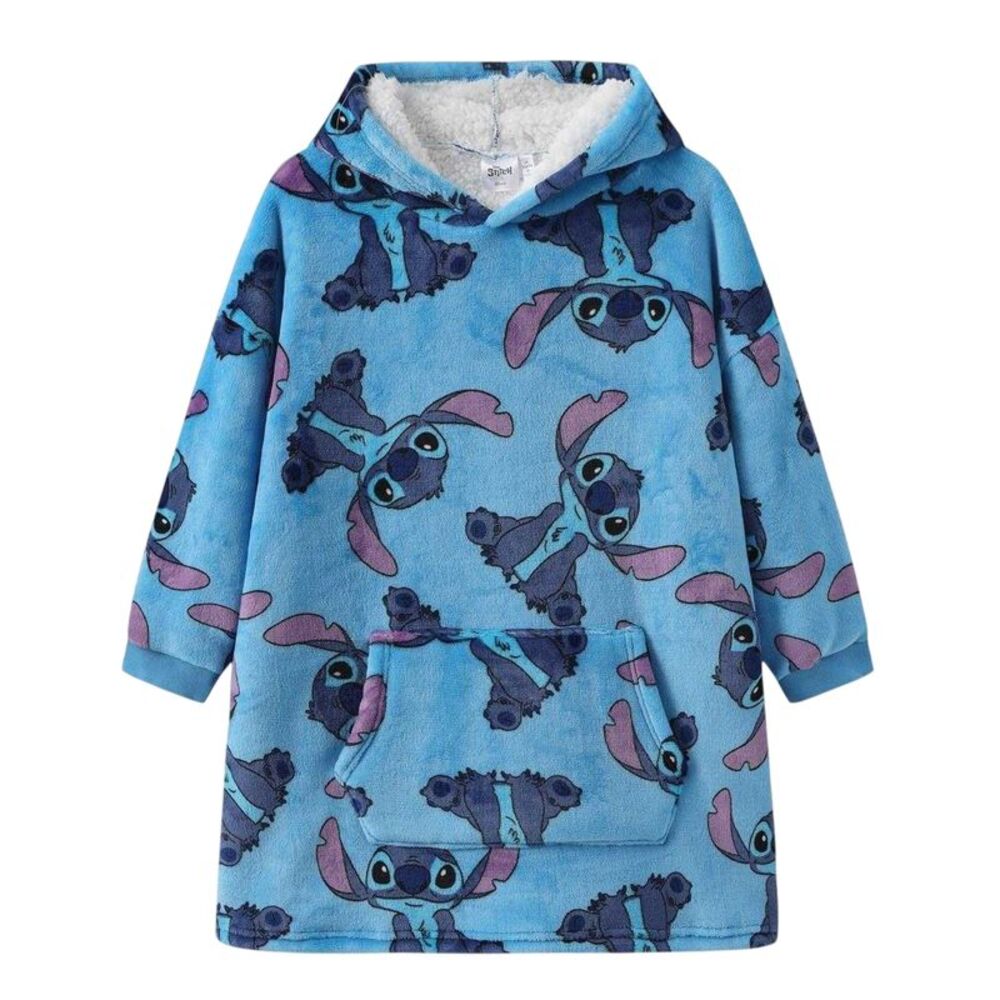 Lilo & Stitch Childrens/Kids Stitch Hoodie / Blue